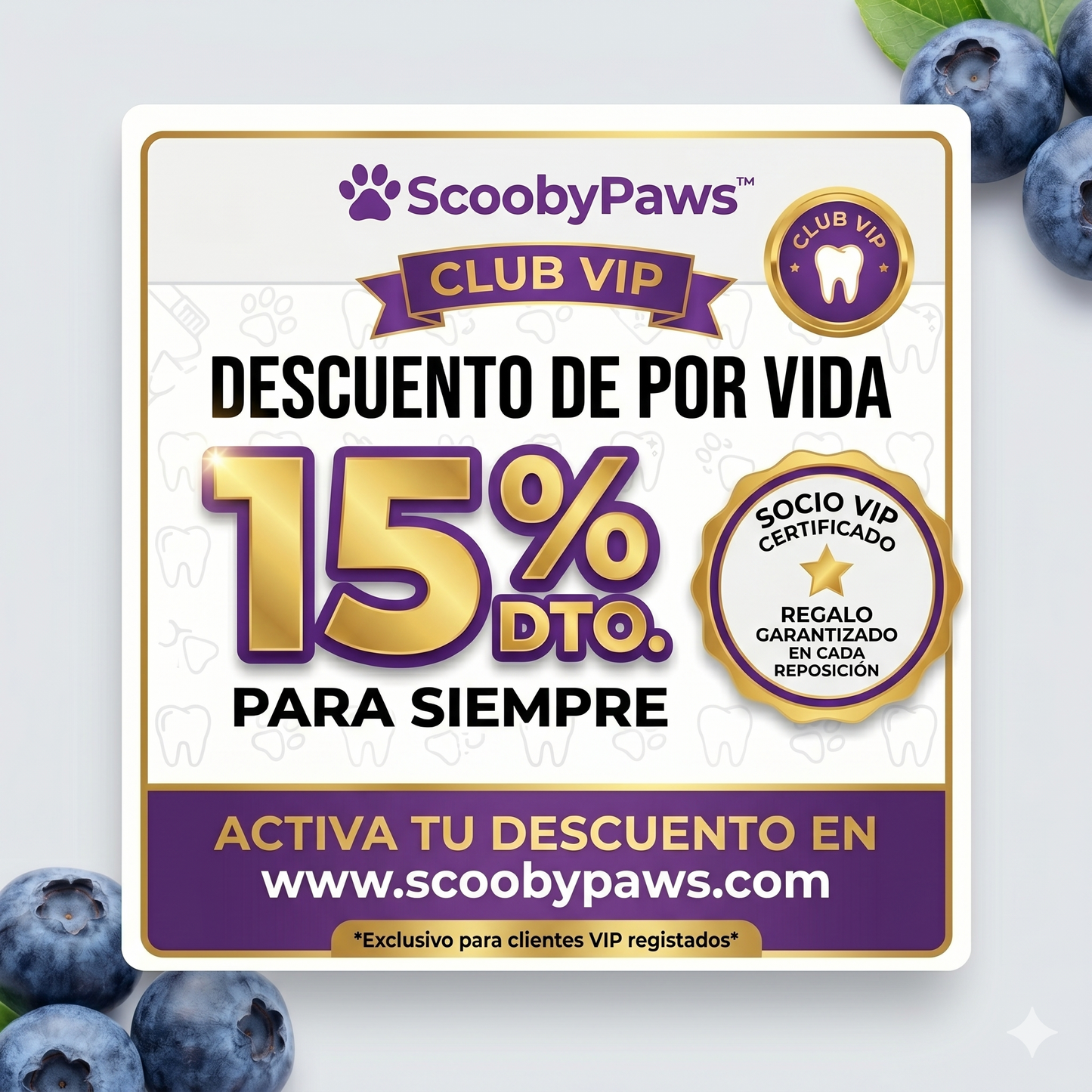 ScoobyPaws FreshWater™ - Tratamiento Dental Avanzado para Gatos